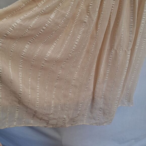 Forever 21 Womens Midi Skirt Beige Flowy Small - Picture 6 of 15